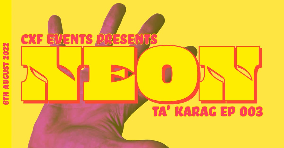 NEON Entertainment Branding, Graphic Design, Print design detail 2 — MBB, Malta