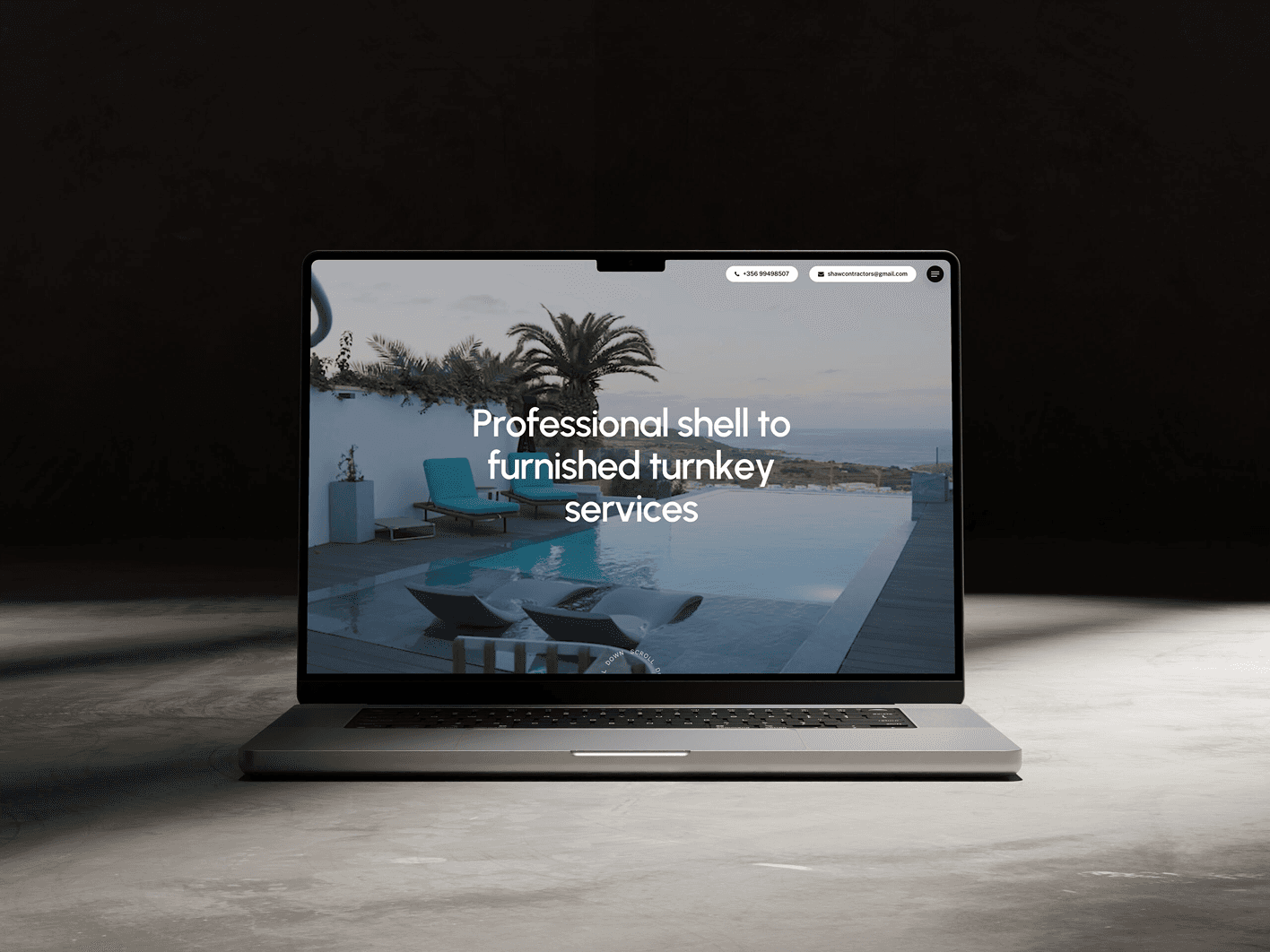 Shaw Contractors Turnkey Services Websites design detail 5 — MBB, Malta