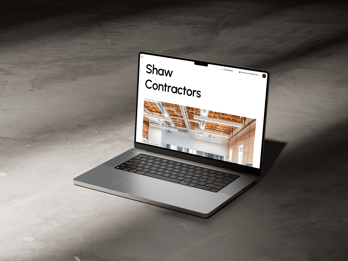 Shaw Contractors Turnkey Services Websites design detail 6 — MBB, Malta