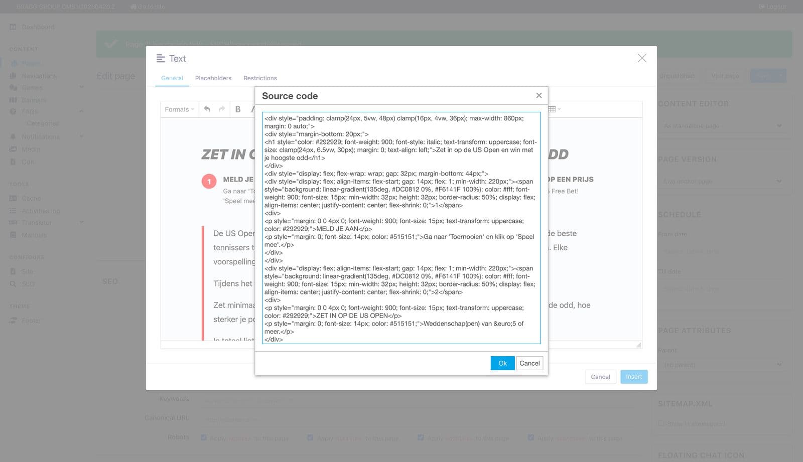 promo builder screenshot